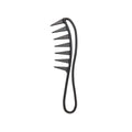Carbon Fiber Comb Wide Tooth Detangler