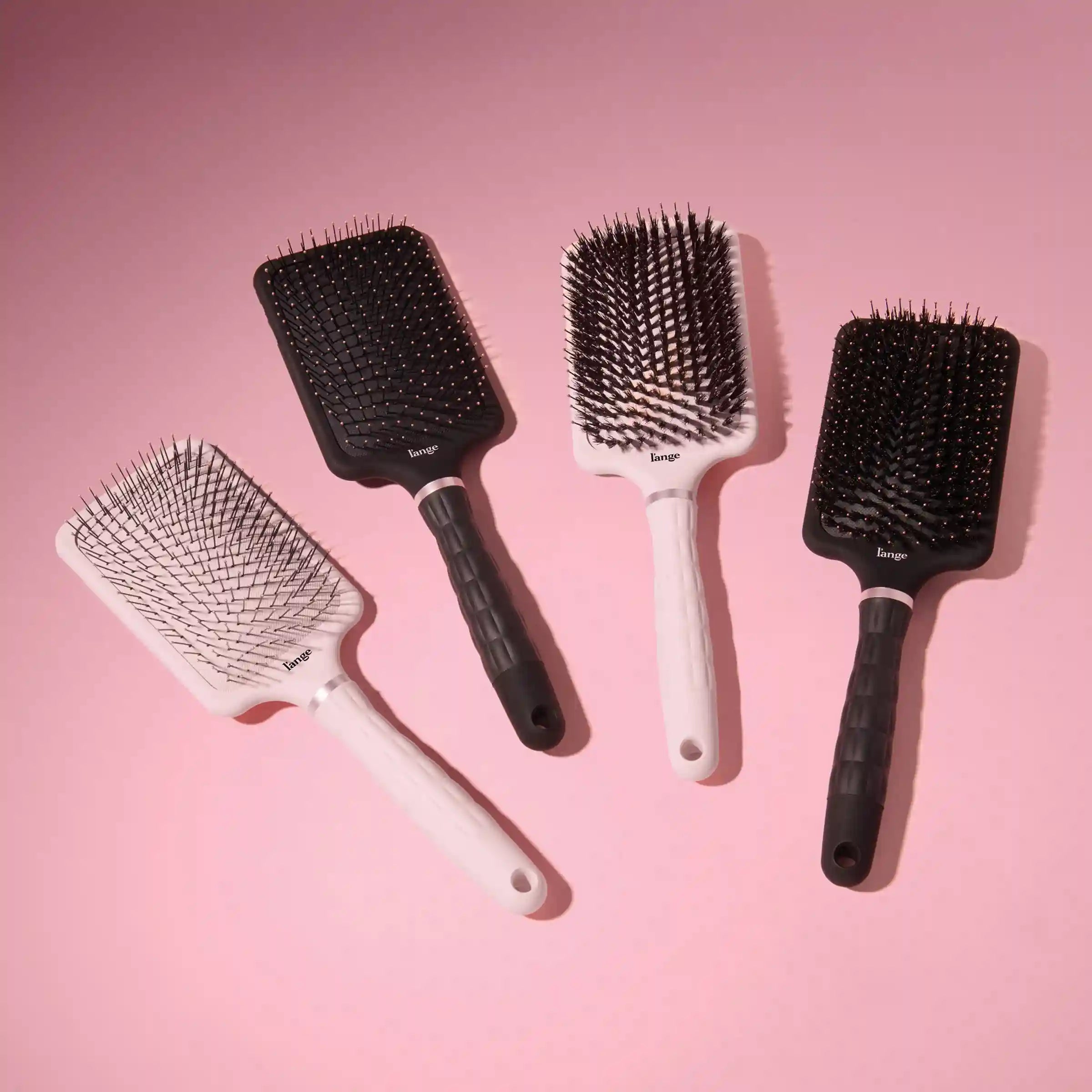Detangling Paddle Brush - Nylon Bristles with Boar