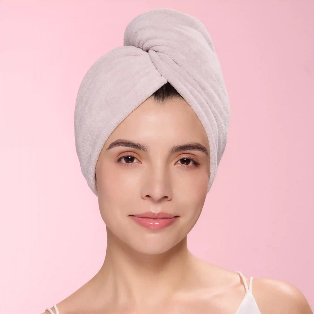 Hair Wrap Towel Medium Lightweight Microfiber 2-Pack