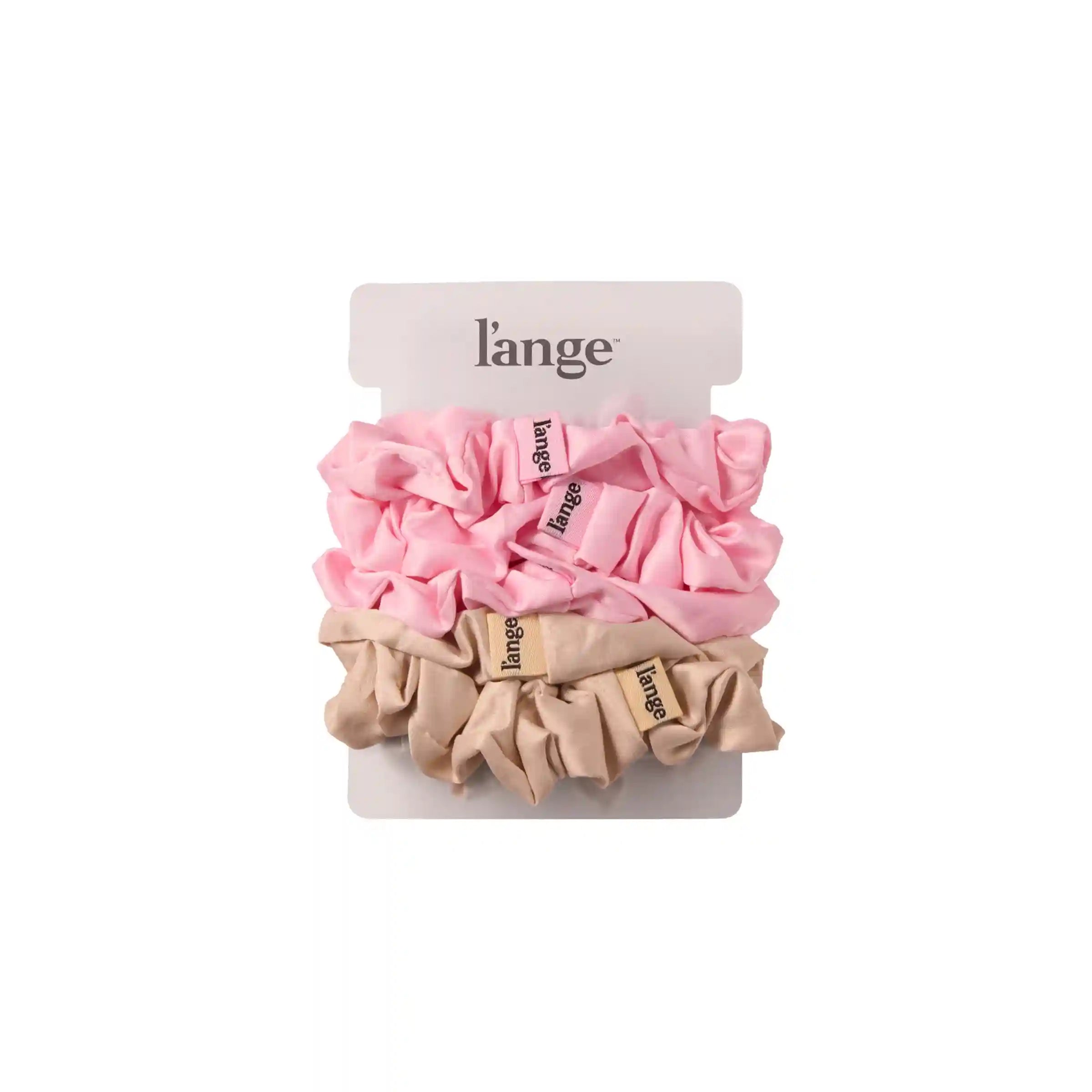 Medium Satin Scrunchies 5 Piece Set